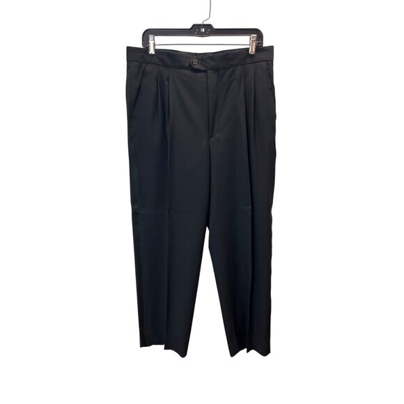 Vito Rufolo Mens Black Wool Super 120s 2 - Piece Tuxedo Suit Made In Italy - Picture 7 of 12